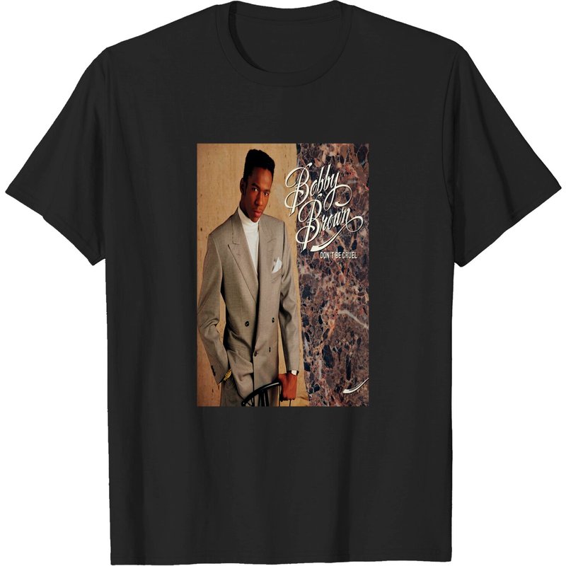 T-shirt pour hommes Bobby Brown Don't Be Cruel en noir