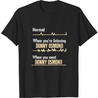T-shirt Donny Osmond Heartbeat pour hommes en noir — T-shirts pour hommes