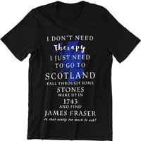Je N'ai Pas Besoin de Thérapie, J'ai Besoin d'Aller en Écosse T-Shirt — T-shirts pour hommes