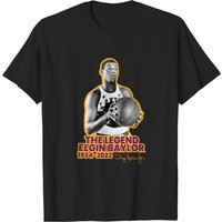 T-shirt pour hommes Rip Elgin Baylor Légende du basketball 1934-2021 — T-shirts pour hommes
