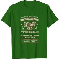 T-shirt Grumpy Old Service Engineer pour hommes — T-shirts pour hommes