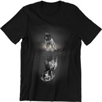 T-shirt Funny Dogs pour hommes en noir — T-shirts pour hommes