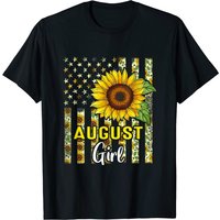 T-shirt Sunflower Flag August Girl pour hommes — T-shirts pour hommes