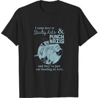 Art Student Punch Nazis T-Shirt for Men