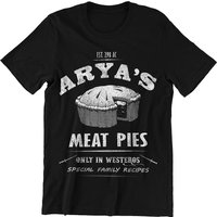 T-shirt pour hommes Arya's Meat Pies Only In Westeros — T-shirts pour hommes