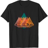 T-shirt Art Animaux pour Hommes en Noir — T-shirts pour hommes