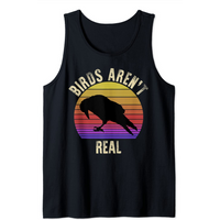 Birds Aren't Real Bird Watching Tank Top for Men