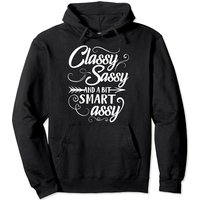 Hoodie Sarcastique Classy Sassy Et Un Peu Malin Pour Unisexe — Sweats à capuche pour hommes