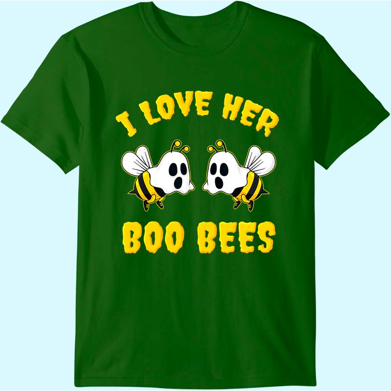 T-shirt I Love Her Boo Bees pour hommes — T-shirts pour hommes
