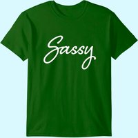 Men's Sassy Lady T-Shirt in Black