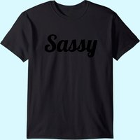 Men's Sassy Word T-Shirt by Printerval