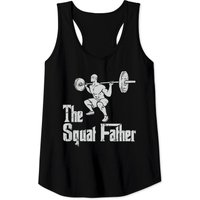 The Squat Father Dad Workout Weights Gym Tank Top for Men