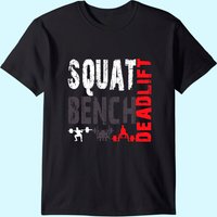 Powerlifting Weightlifting T-Shirt for Men