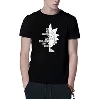 T-shirt à col rond pour hommes Rick and Morty