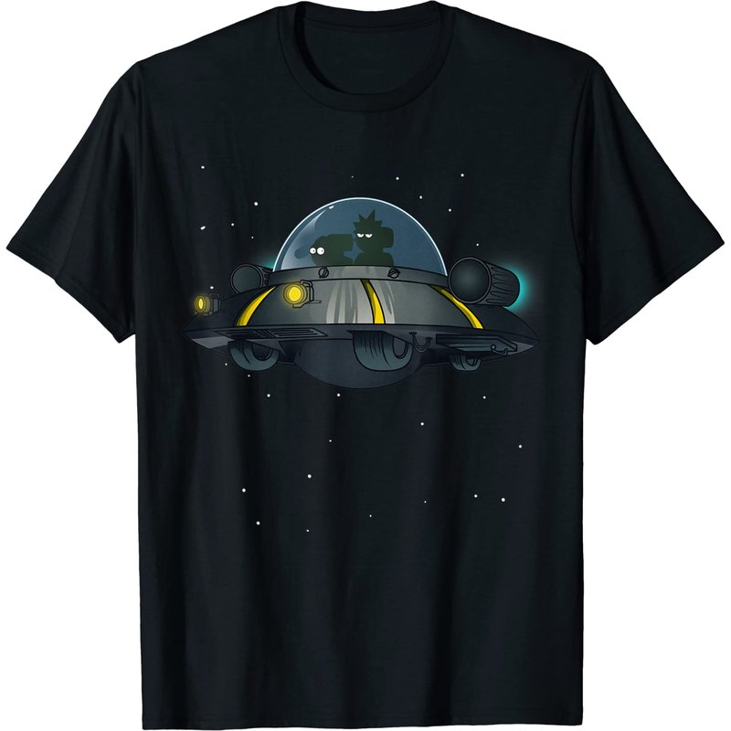 T-shirt pour hommes Rick et Morty Première aventure spatiale — T-shirts pour hommes