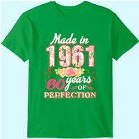 T-shirt pour hommes Design 60 ans Né en 1961