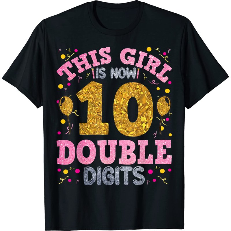 T-shirt d'anniversaire Double Digit pour hommes - C'est mon 10e anniversaire