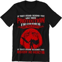 T-Shirt pour Hommes Swordsman Protection - Design Stand Behind You — T-shirts pour hommes
