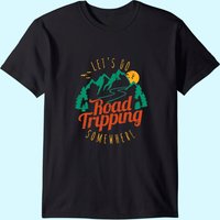 T-shirt de Route en Famille pour Hommes - Allons en Voyage