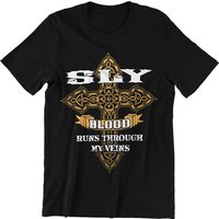 T-shirt pour hommes Sly Blood Runs Through My Veins — T-shirts pour hommes