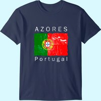 T-shirt Drapeau Portugais des Îles Açores pour Hommes — T-shirts pour hommes