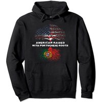 Hoodie American Raised avec racines portugaises du Portugal — Sweats à capuche pour hommes