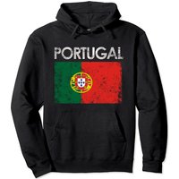 Hoodie Vintage Portugal Drapeau Portugais pour Unisexe — Sweats à capuche pour hommes