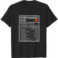 T-Shirt Mens Nutrition Facts Fierté Nationale Portugais