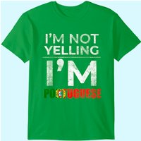 T-Shirt Je Ne Crie Pas, Je Suis Portugais pour Hommes — T-shirts pour hommes