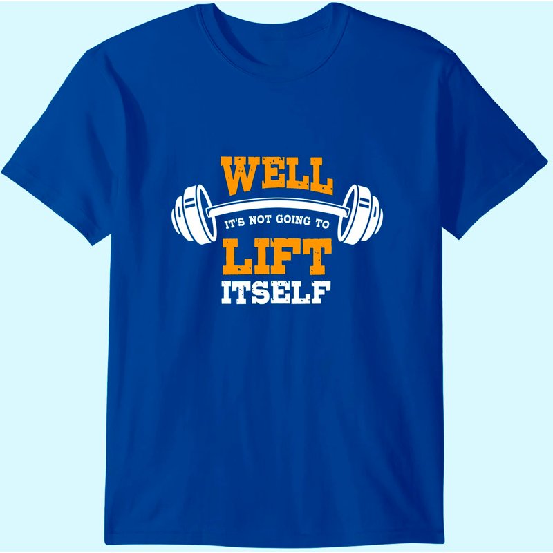 T-shirt avec citation drôle de gym pour hommes - Noir
