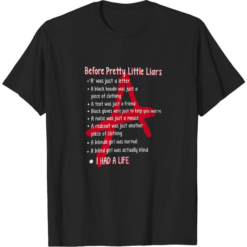 T-shirt pour hommes Pretty Little Liars A était juste une lettre — T-shirts pour hommes
