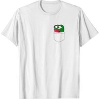 T-shirt Poggers Pocket Frog Emote pour hommes — T-shirts pour hommes