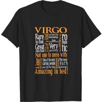 T-shirt Virgo Not One To Mess With pour hommes en noir — T-shirts pour hommes