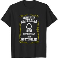 T-shirt de l'équipe Nottingham Forest pour hommes en noir