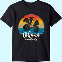 Ohana Means Family Vintage Hawaiian T-Shirt for Men — Mens T Shirts