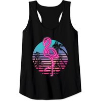 Zoo Animal Tropic Summer Sunrise Flamingo Tank Top for Men