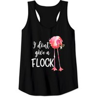Flamingo I Don't Give a Flock Funny Vacation Tank Top for Men