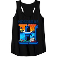 Honduras H Tank Top for Men in Black — Mens T Shirts