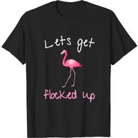 Flamingo Graphic Men's T-Shirt - Let's Get Flocked Up