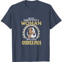 Guinea Pigs Lover T-Shirt for Men in Black — Mens T Shirts