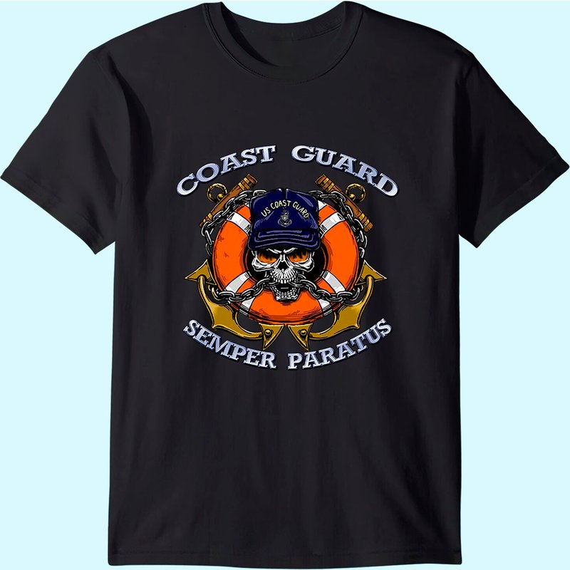 T-shirt U.S. Coast Guard Original USCG Semper Paratus pour hommes — T-shirts pour hommes