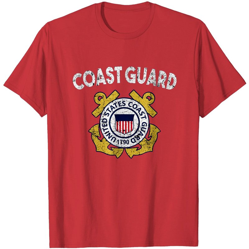 T-Shirt Fierté Militaire de la Garde Côtière pour Hommes — T-shirts pour hommes