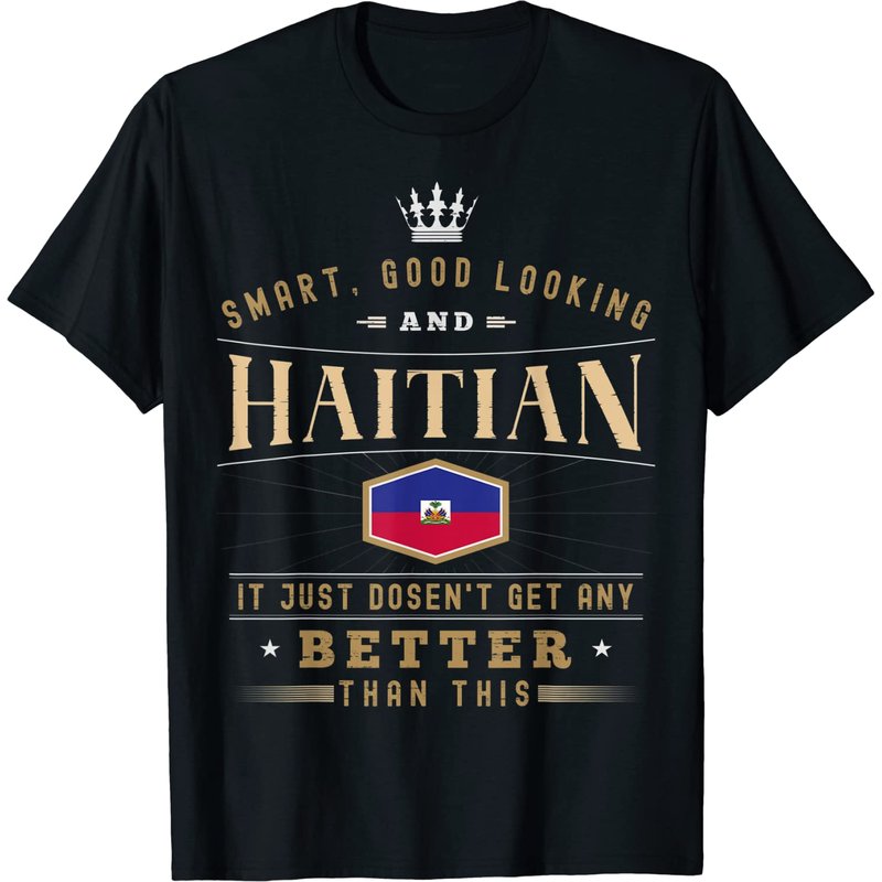 T-Shirt Haïtien Cadeau Fierté Nationale pour Hommes — T-shirts pour hommes