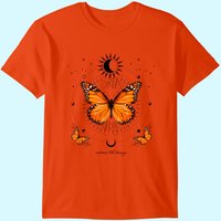 T-shirt Monarch Papillon Céleste Phase Soleil Lune pour Hommes — T-shirts pour hommes
