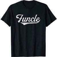Funcle The Fun Uncle Tee for Men - Black T-Shirt