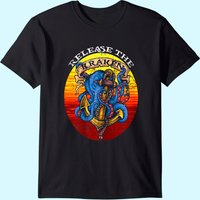 T-shirt Kraken Vintage pour hommes - Libérez le Monstre Marin — T-shirts pour hommes