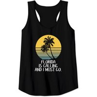 Florida Is Calling I Must Go Men's Tank Top — Mens T Shirts