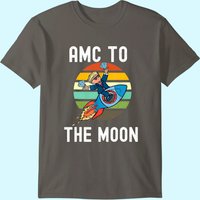 T-shirt Diamond Hands AMC To The Moon pour hommes — T-shirts pour hommes