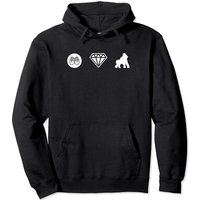 Hoodie Pullover Diamond Hand Gorilla Gang AMC GME Ape Meme — Sweats à capuche pour hommes