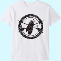 T-Shirt Croisé Amérindien pour Hommes